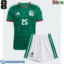 Fotballdrakt Barn Mexico Roberto Alvarado #25 Hjemmedraktsett VM 2026 Kortermet (+ Korte bukser)